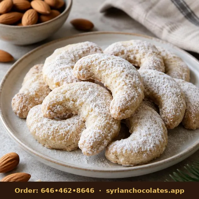 Almond Crescents – Maamoul & Cookies