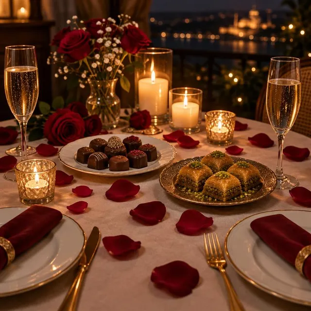 Anniversary Dinner Sweets – Party Catering