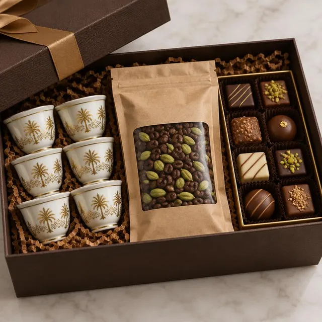 Arabic Coffee & Chocolate Set – Specialty & Seasonal