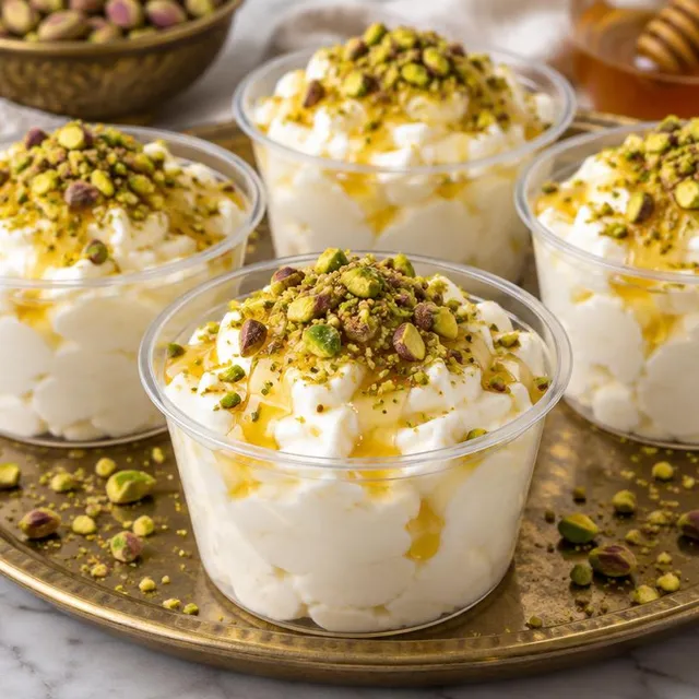 Ashta Cream Cups – Lebanese Sweets