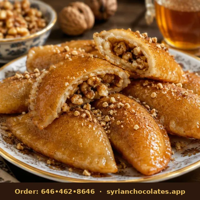 Atayef Walnut – Middle Eastern Sweets