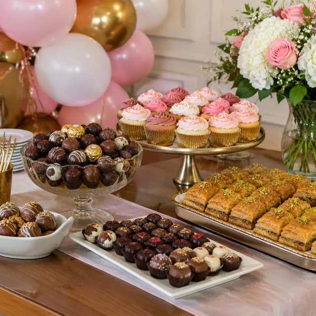 Birthday Sweets Table – Party Catering