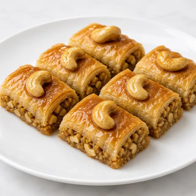 Cashew Baklava – Middle Eastern Sweets