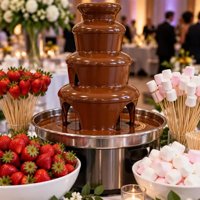 Chocolate Fountain Add-on – Party Catering