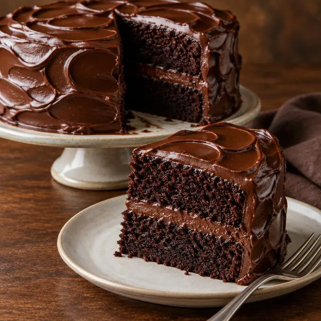 Chocolate Fudge Cake – Cakes & Chocolate Logs