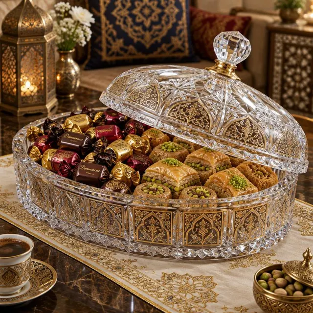 Damascus Crystal Tray – Gift Trays