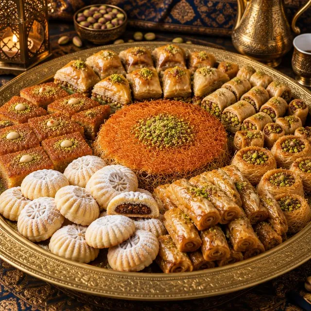 Halawiyat Royal Mixed Platter – Halawiyat (Arabic Sweets)