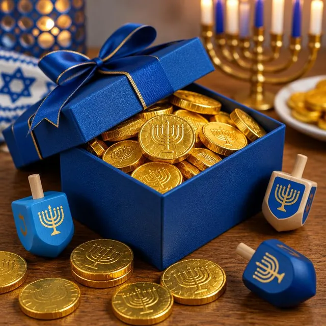 Hanukkah Gelt Box – Specialty & Seasonal