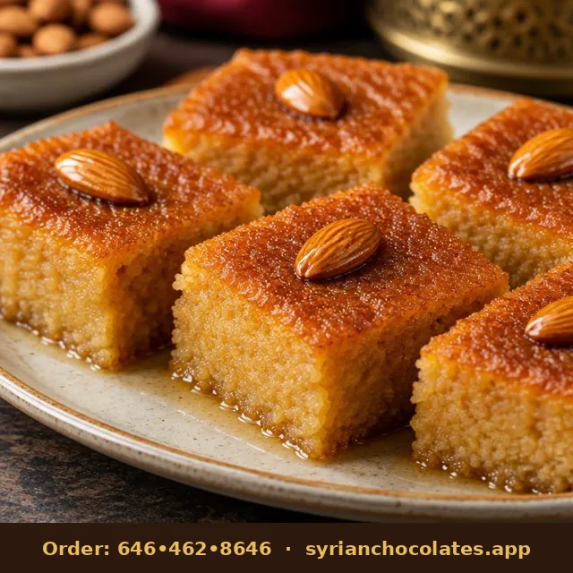 Harissa Semolina Cake – Middle Eastern Sweets