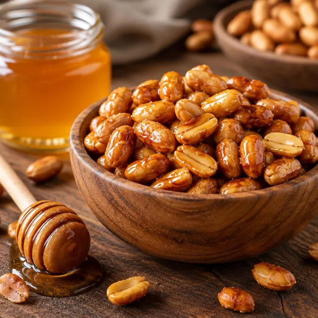 Honey Roasted Peanuts – Nuts & Dried Fruits