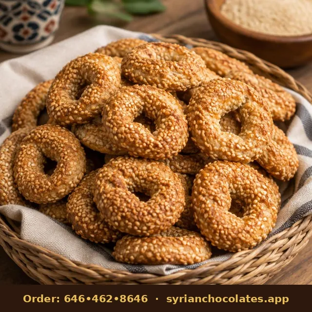 Ka'ak Sesame Rings – Maamoul & Cookies