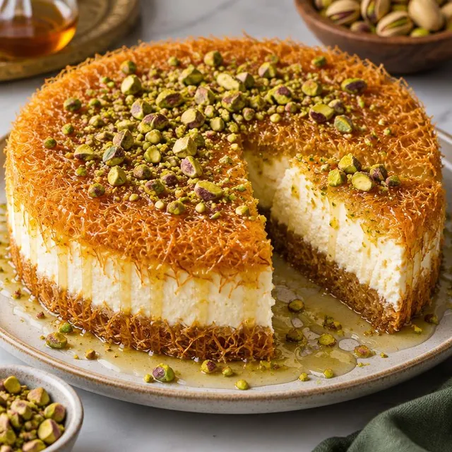 Kunafa Cheesecake – Cakes & Chocolate Logs
