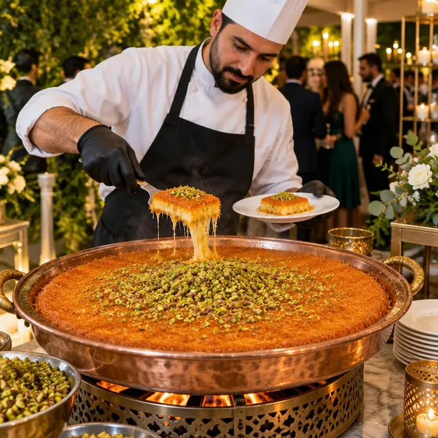 Kunafa Live Station – Party Catering