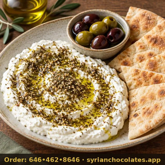 Labneh with Zaatar – Mazza & Shabbat Foods