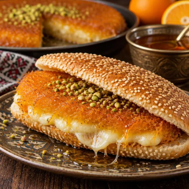 Lebanese Knefeh – Lebanese Sweets
