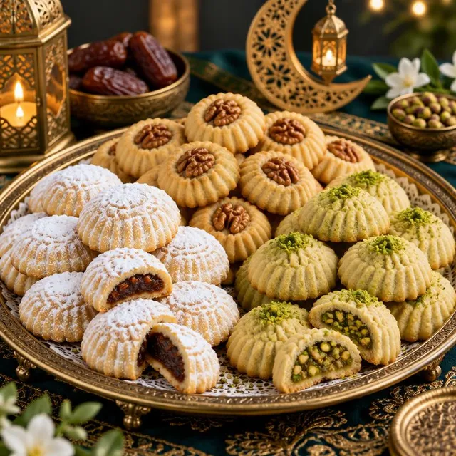 Ma'amoul Eid Assortment – Halawiyat (Arabic Sweets)