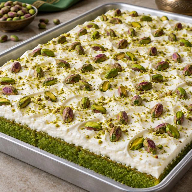 Mafroukeh with Ashta – Lebanese Sweets