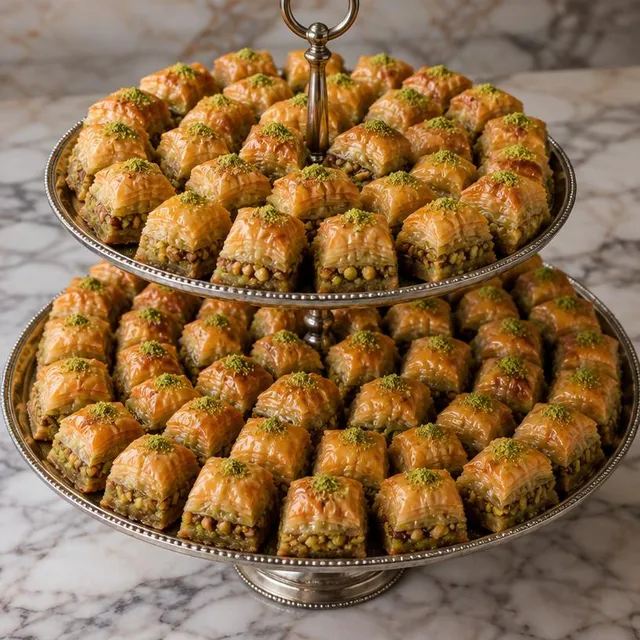 Mini Baklava Platter (100 pc) – Party Catering