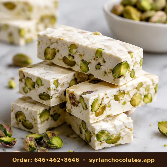Nougat Pistachio – Middle Eastern Sweets