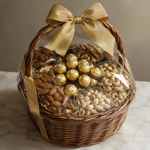 Nut & Chocolate Basket – Nuts & Dried Fruits