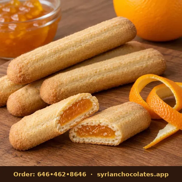 Orange Marmalade Cookie Sticks – Syrian Baked Goods