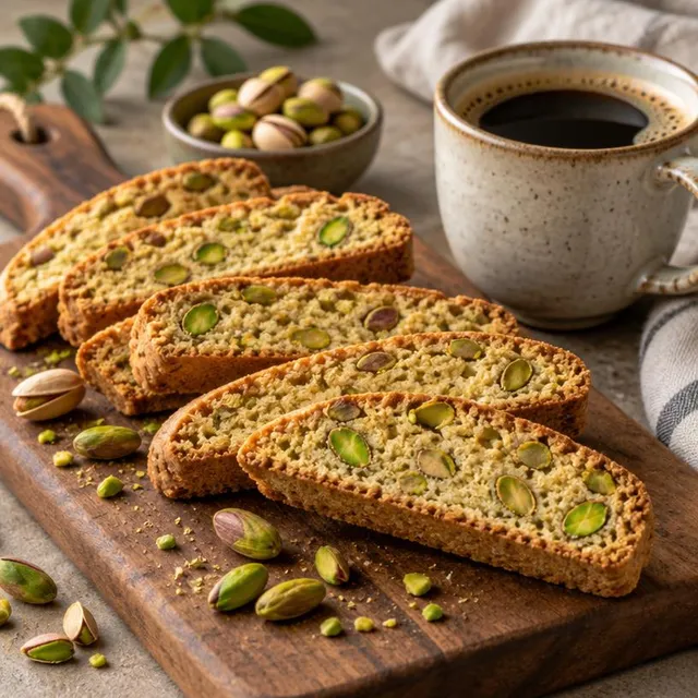Pistachio Biscotti – Syrian Baked Goods