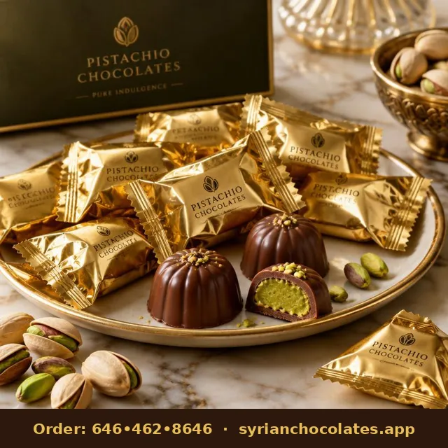 Pistachio Gold Wrap – Chocolates