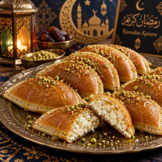 Qatayef with Sweet Cheese – Halawiyat (Arabic Sweets)