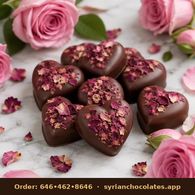 Rose Petal Heart – Chocolates