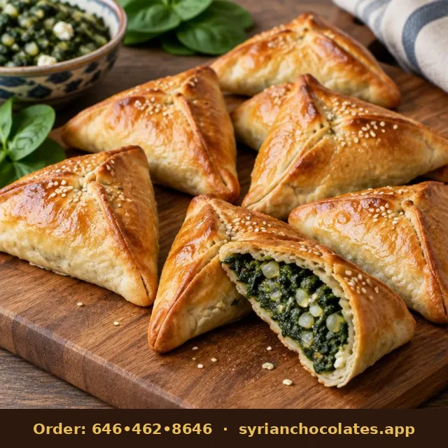 Sabanegh Spinach Pies – Mazza & Shabbat Foods
