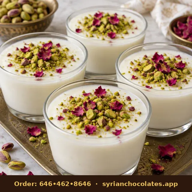 Sachlab Pistachio Pudding – Syrian Baked Goods