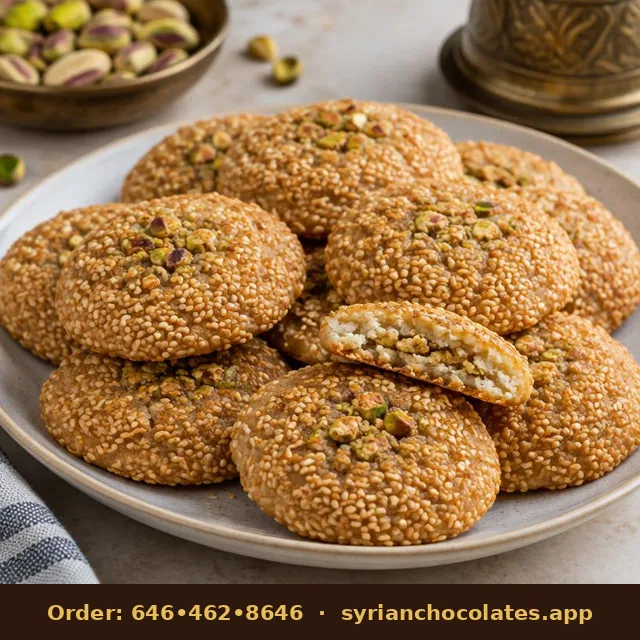Sesame Cookies – Maamoul & Cookies