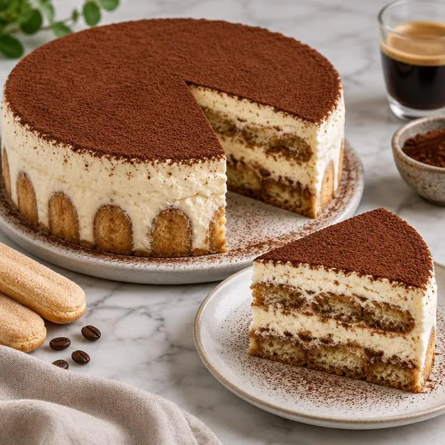 Tiramisu Cake – Cakes & Chocolate Logs