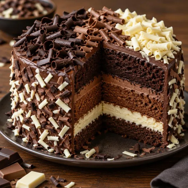 Triple Chocolate Cake – Cakes & Chocolate Logs