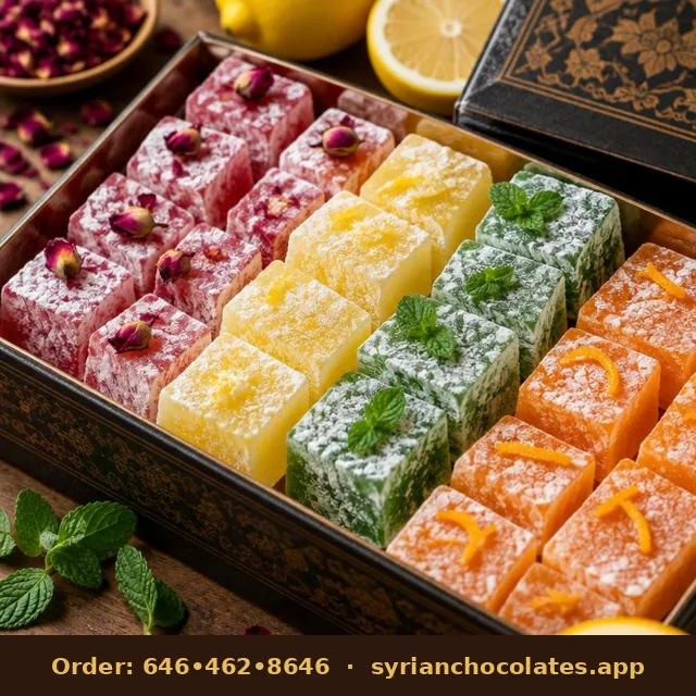 Turkish Delight Mixed – Middle Eastern Sweets