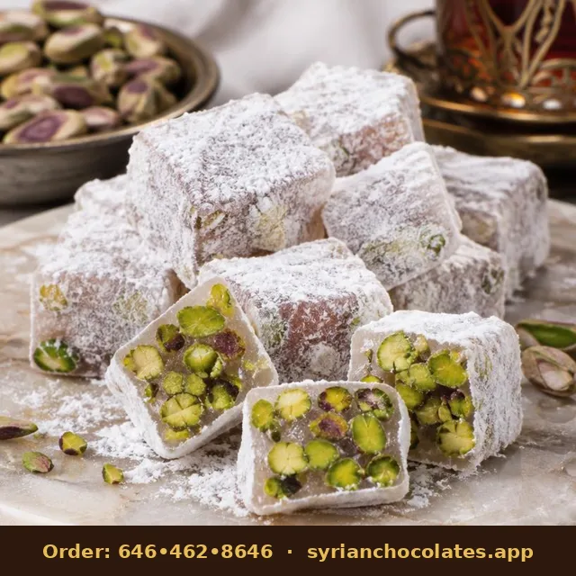 Turkish Delight Pistachio – Middle Eastern Sweets