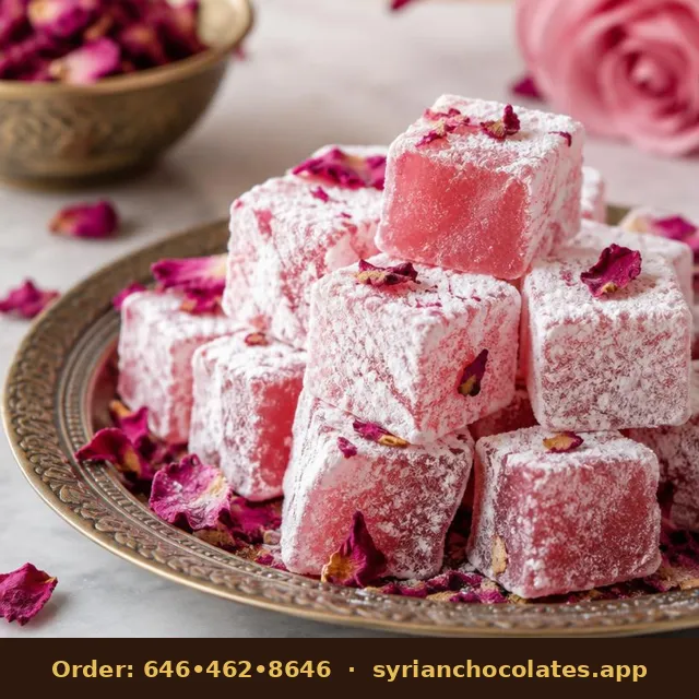 Turkish Delight Rose – Middle Eastern Sweets