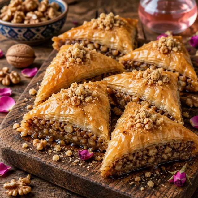 Walnut Baklava – Middle Eastern Sweets
