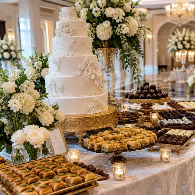 Wedding Dessert Table – Party Catering