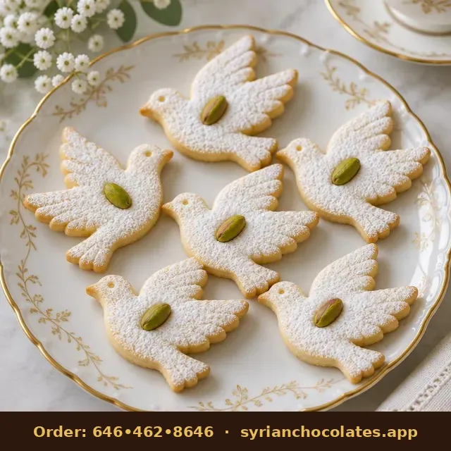 White Dove Pistachio Cookies – Syrian Baked Goods